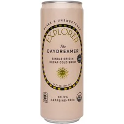 Explorer Black & Unsweetened Decaf The Daydreamer Cold Brew 12 fl oz