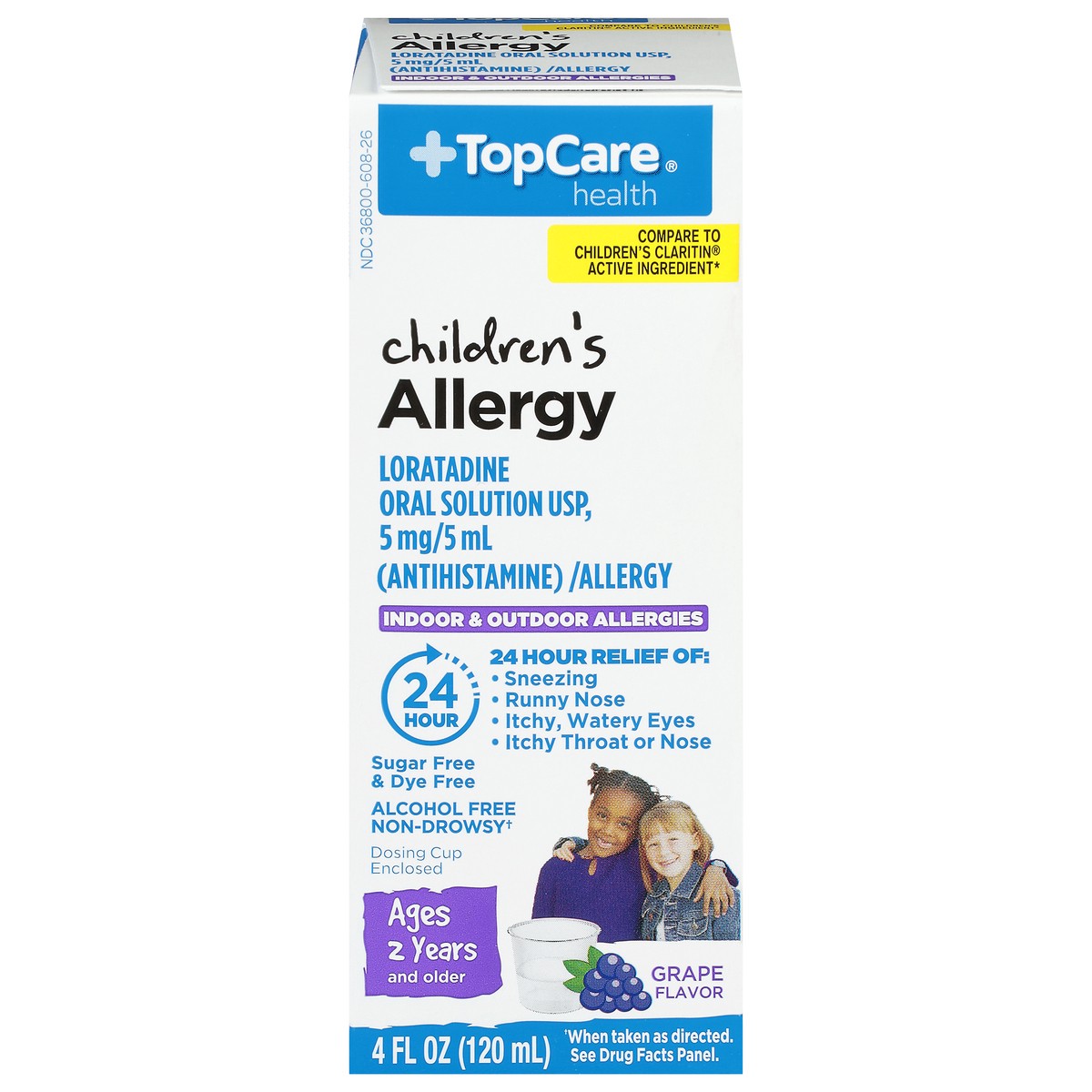 slide 4 of 10, TopCare Children's Loratadine Syrup, 4 oz