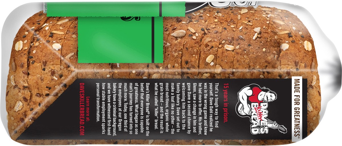 slide 7 of 12, Dave's Killer Bread 21 Whole Grains and Seeds, Whole Grain Organic Bread, 2-27 oz Loaves, 2 ct