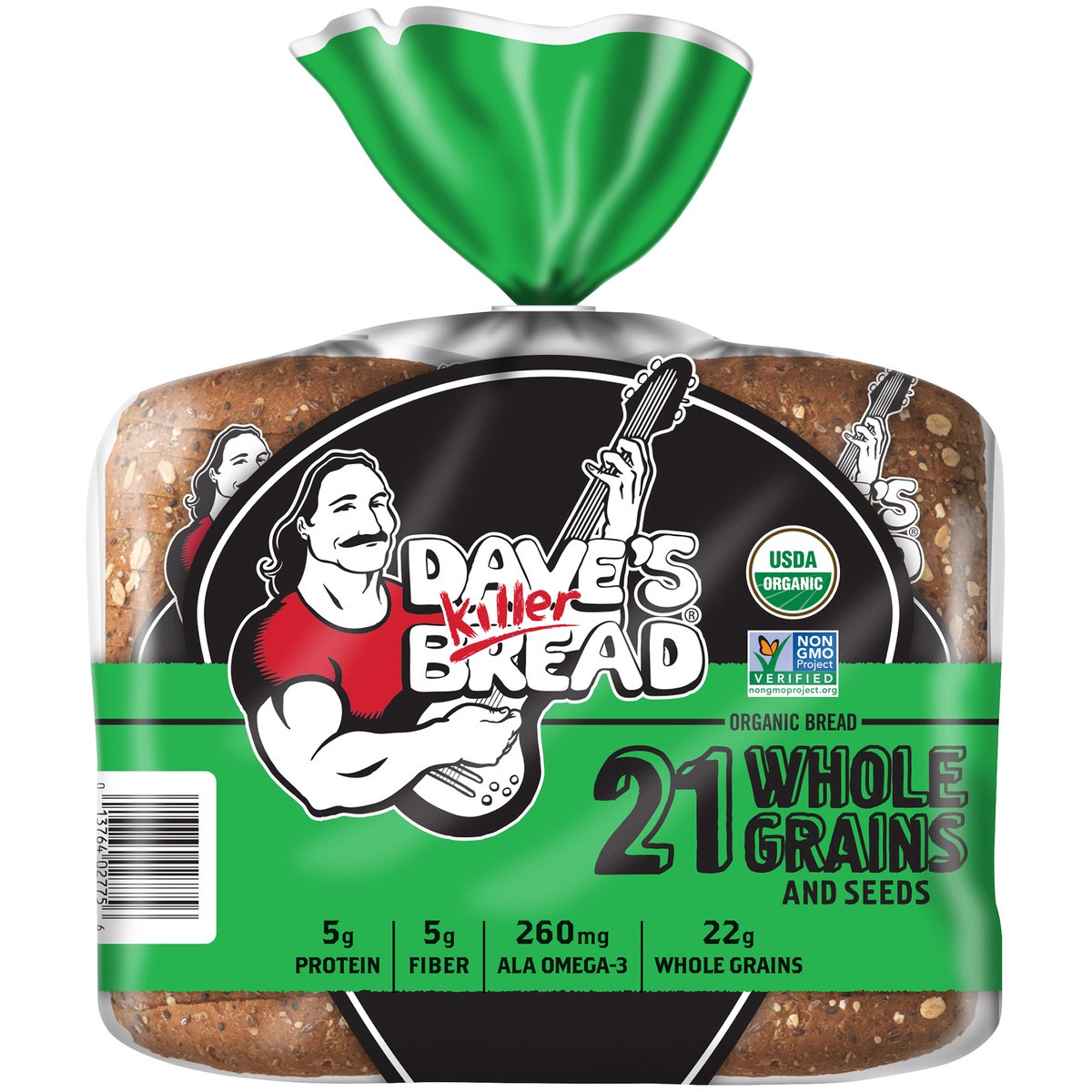slide 8 of 12, Dave's Killer Bread 21 Whole Grains and Seeds, Whole Grain Organic Bread, 2-27 oz Loaves, 2 ct