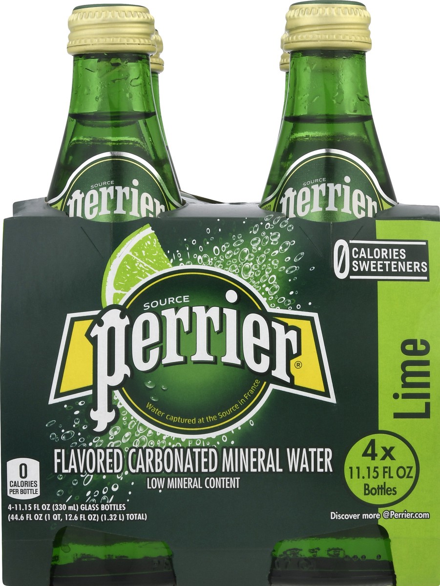 slide 6 of 9, Perrier Sparkling Water Lime Flavored- 44.60 oz, 44.60 oz