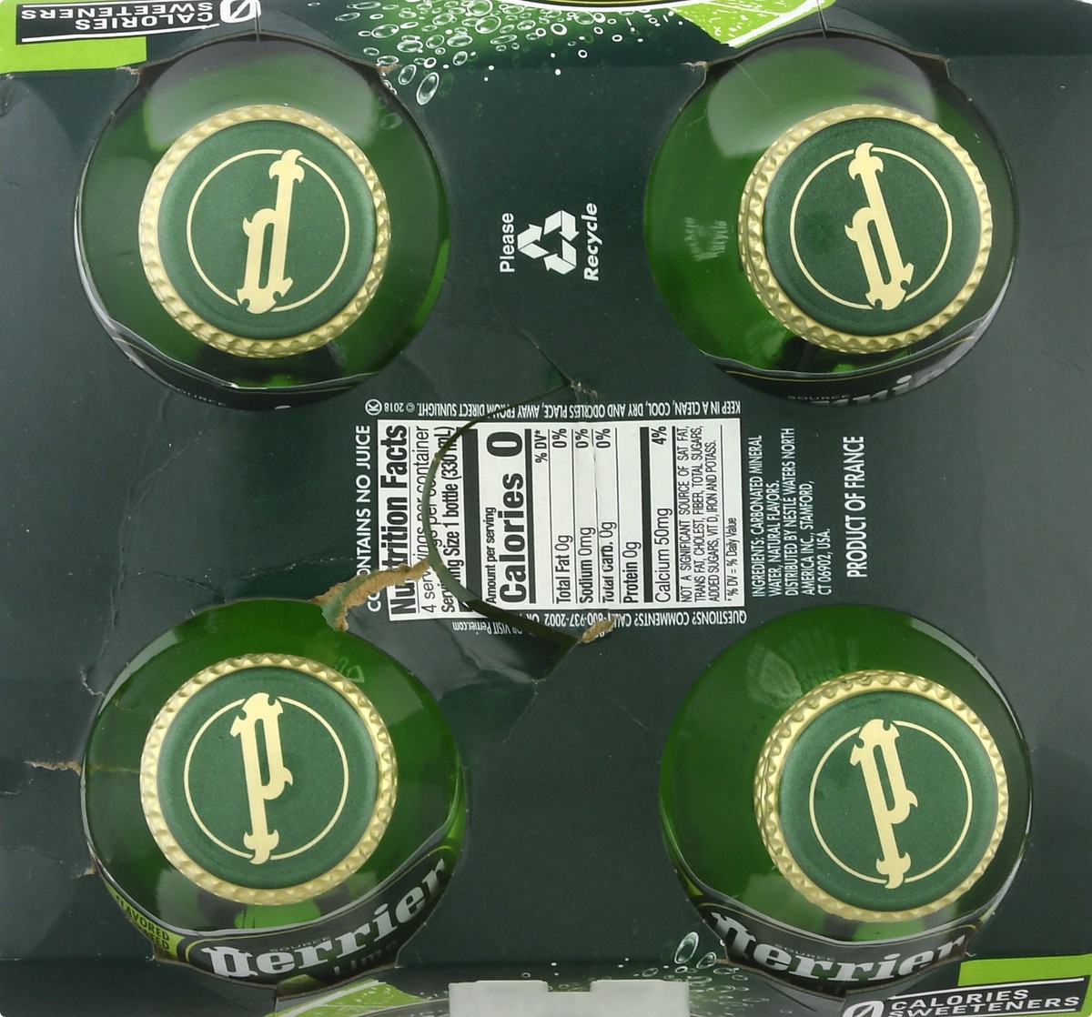 slide 4 of 9, Perrier Sparkling Water Lime Flavored- 44.60 oz, 44.60 oz