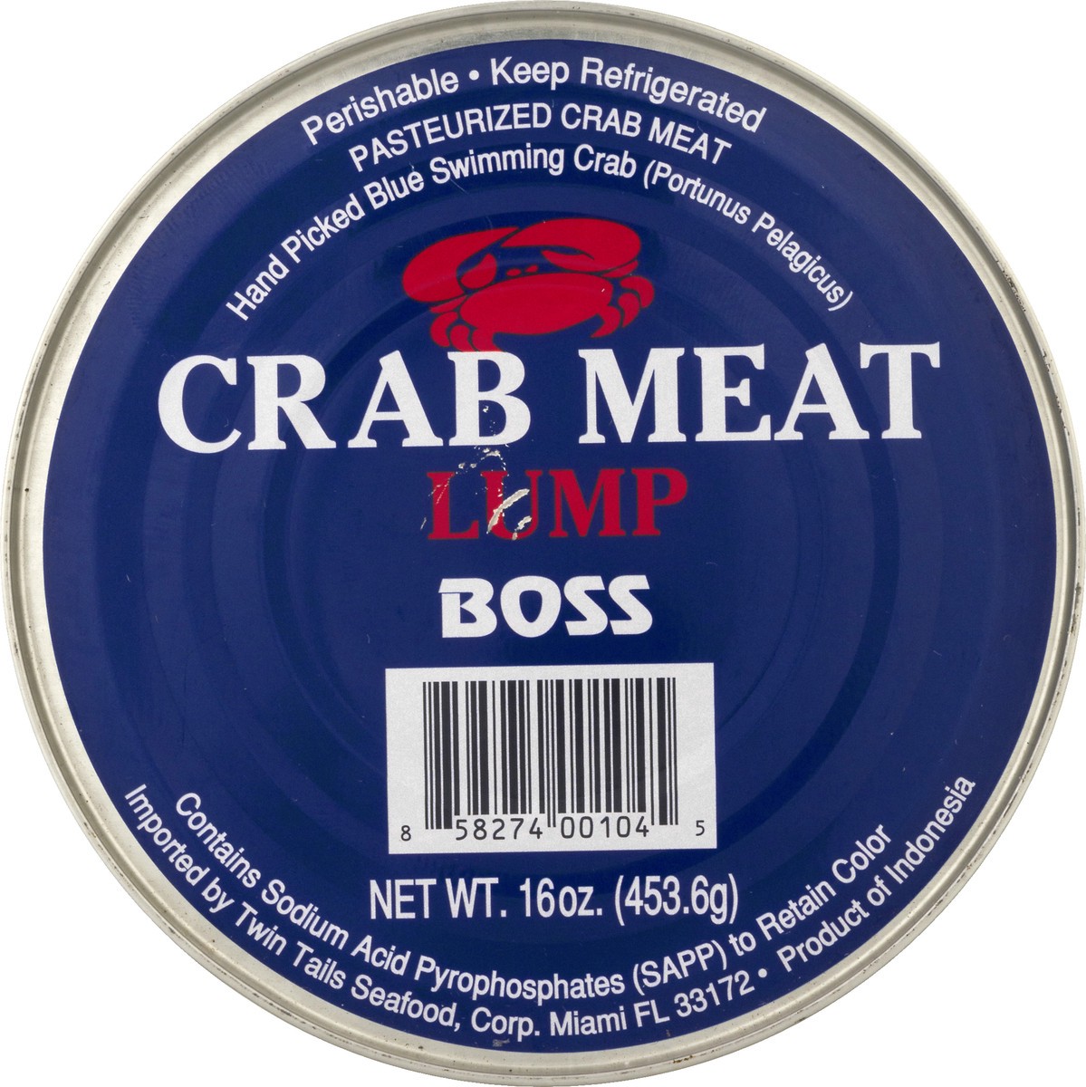 slide 3 of 12, Crab Boss Lump Crab Meat 16 oz, 16 oz