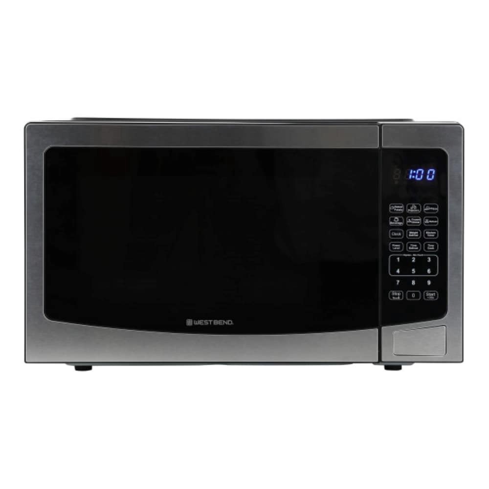 slide 2 of 5, Westbend Pre-Programmed Stainless Steel Microwave, 1 ct