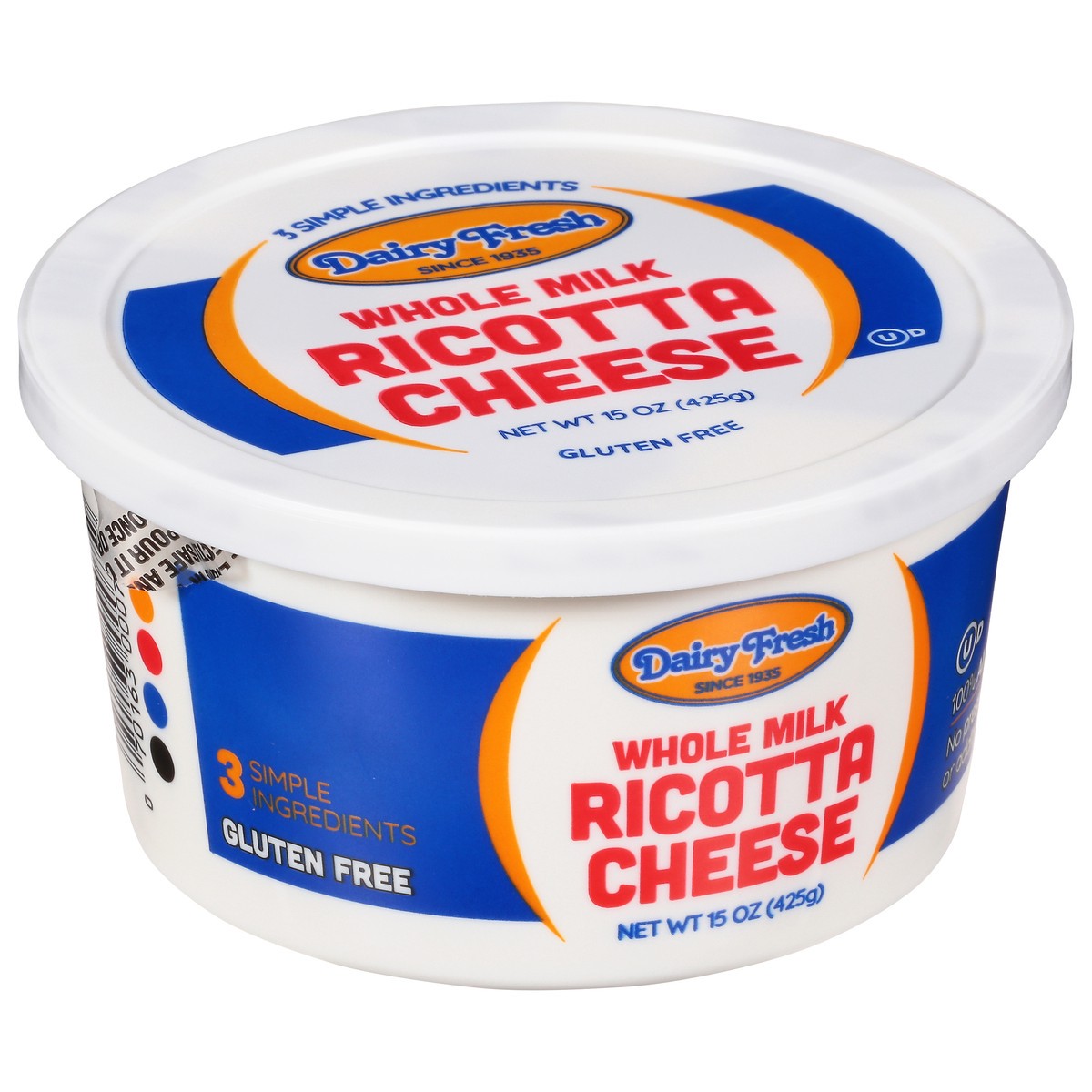 slide 12 of 14, Dairy Fresh Whole Milk Ricotta Cheese 15 oz, 15 oz