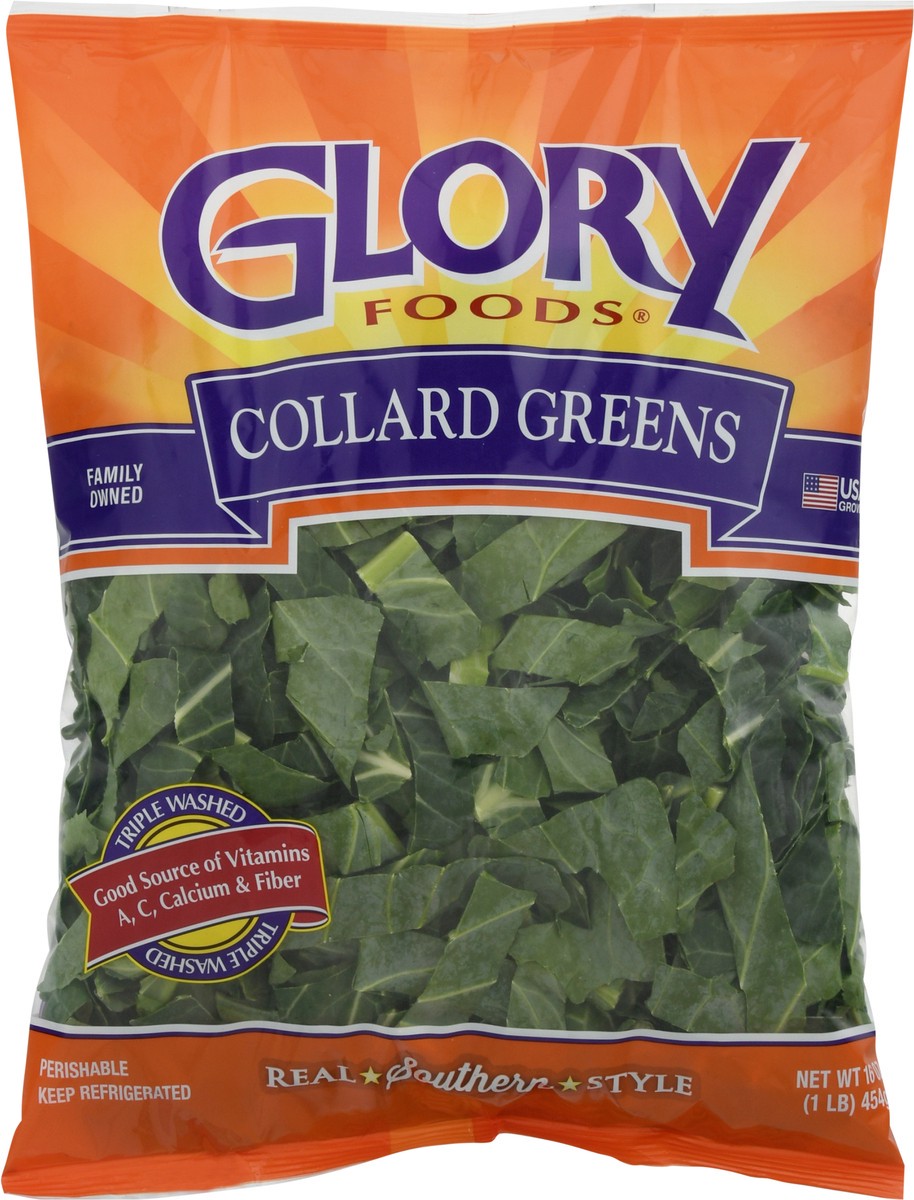 slide 12 of 14, Glory Foods Greens Collard, 16 oz, 16 oz