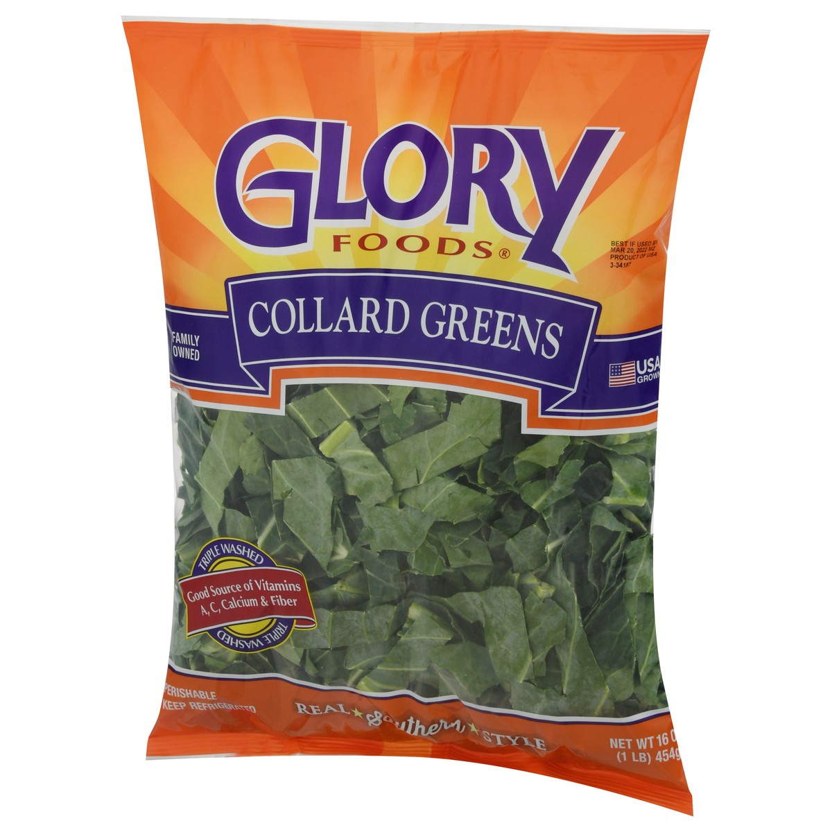 slide 5 of 14, Glory Foods Greens Collard, 16 oz, 16 oz