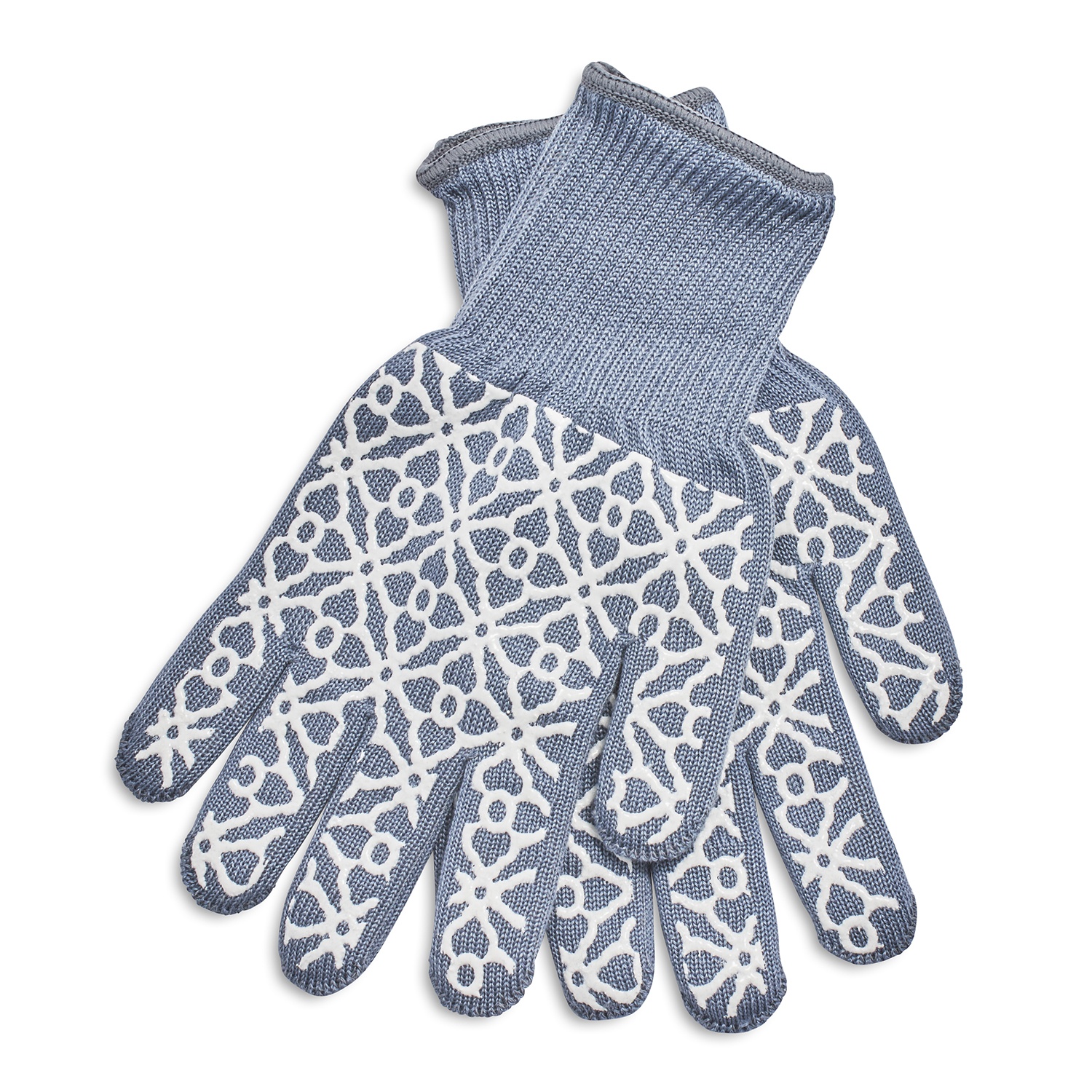 slide 1 of 1, Sur La Table Tile Oven Gloves, Washed Blue, 2 ct