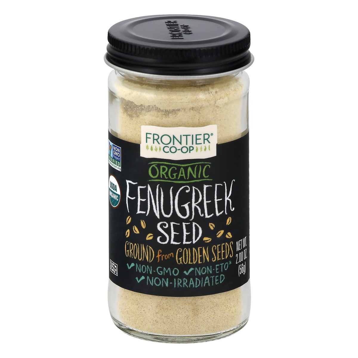 slide 1 of 10, Frontier Co Op Frontier Organic Ground Fenugreek Seed, 2 oz