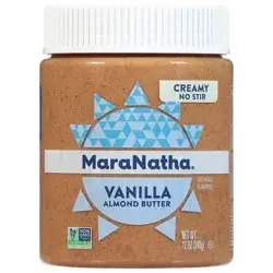 MaraNatha Creamy No Stir Vanilla Almond Butter 12 oz