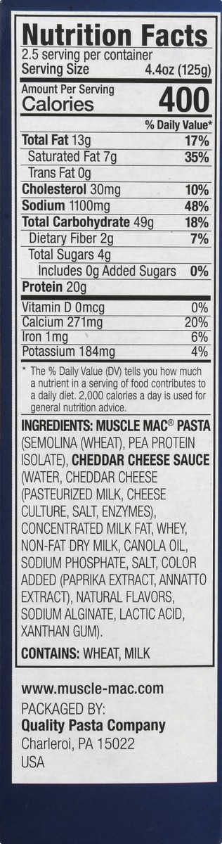 slide 3 of 14, Muscle Mac High Protein Shells & Cheese, 11 oz