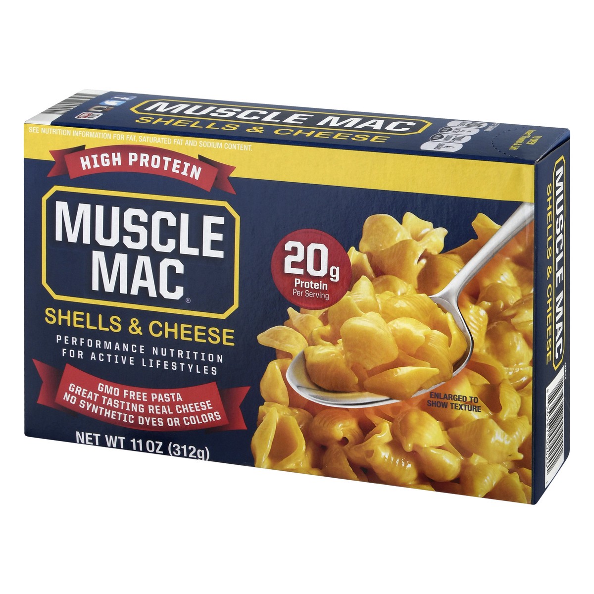 slide 8 of 14, Muscle Mac High Protein Shells & Cheese, 11 oz