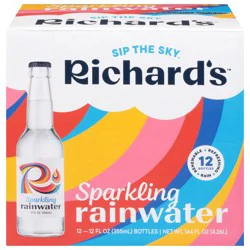 Richard's Sparkling Rainwater - 12 ct