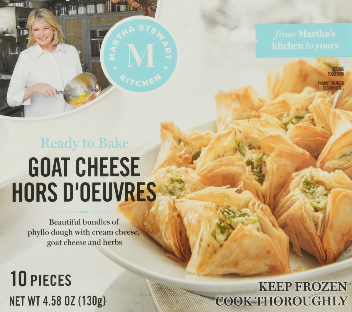 slide 2 of 13, Martha Stewart Kitchen Goat Cheese Hors D'oeuvres, 4.58 oz