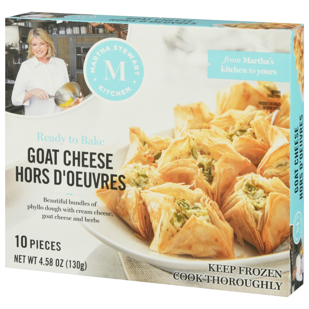 slide 12 of 13, Martha Stewart Kitchen Goat Cheese Hors D'oeuvres, 4.58 oz