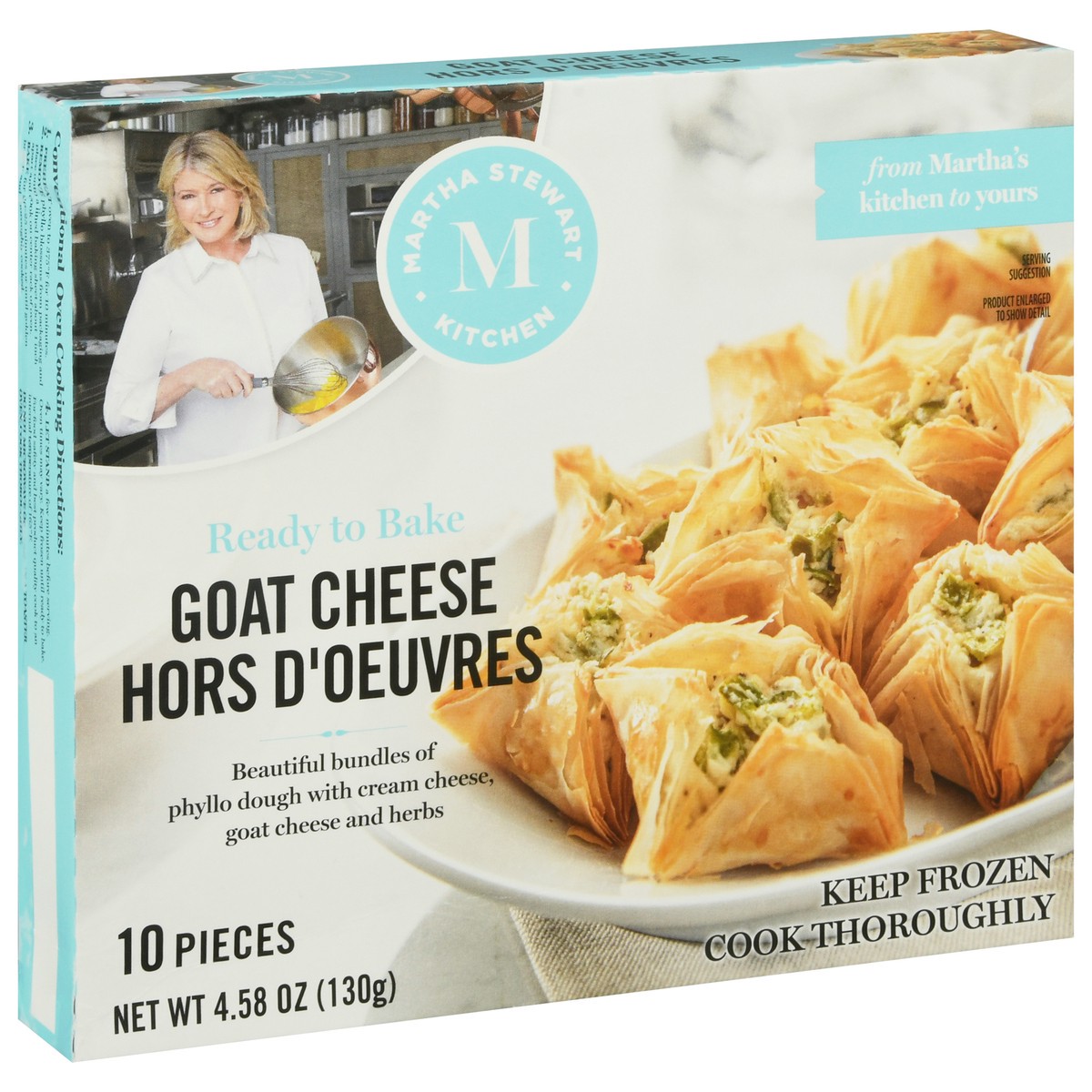 slide 13 of 13, Martha Stewart Kitchen Goat Cheese Hors D'oeuvres, 4.58 oz