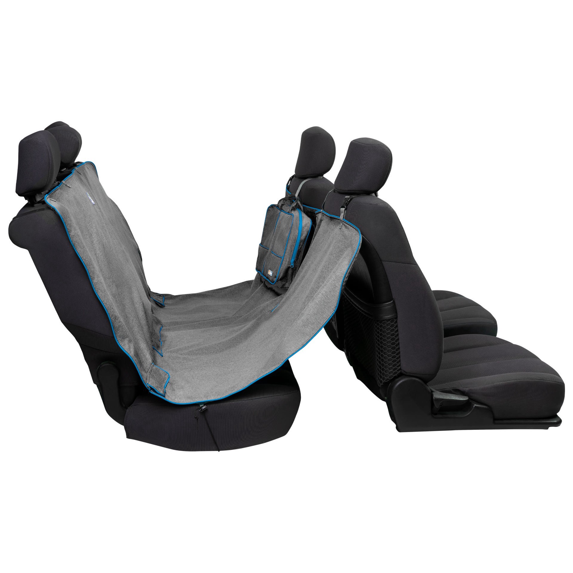 slide 1 of 1, Kurgo Heather Hammock Gray Dog Car Seat Cover, 1 ct