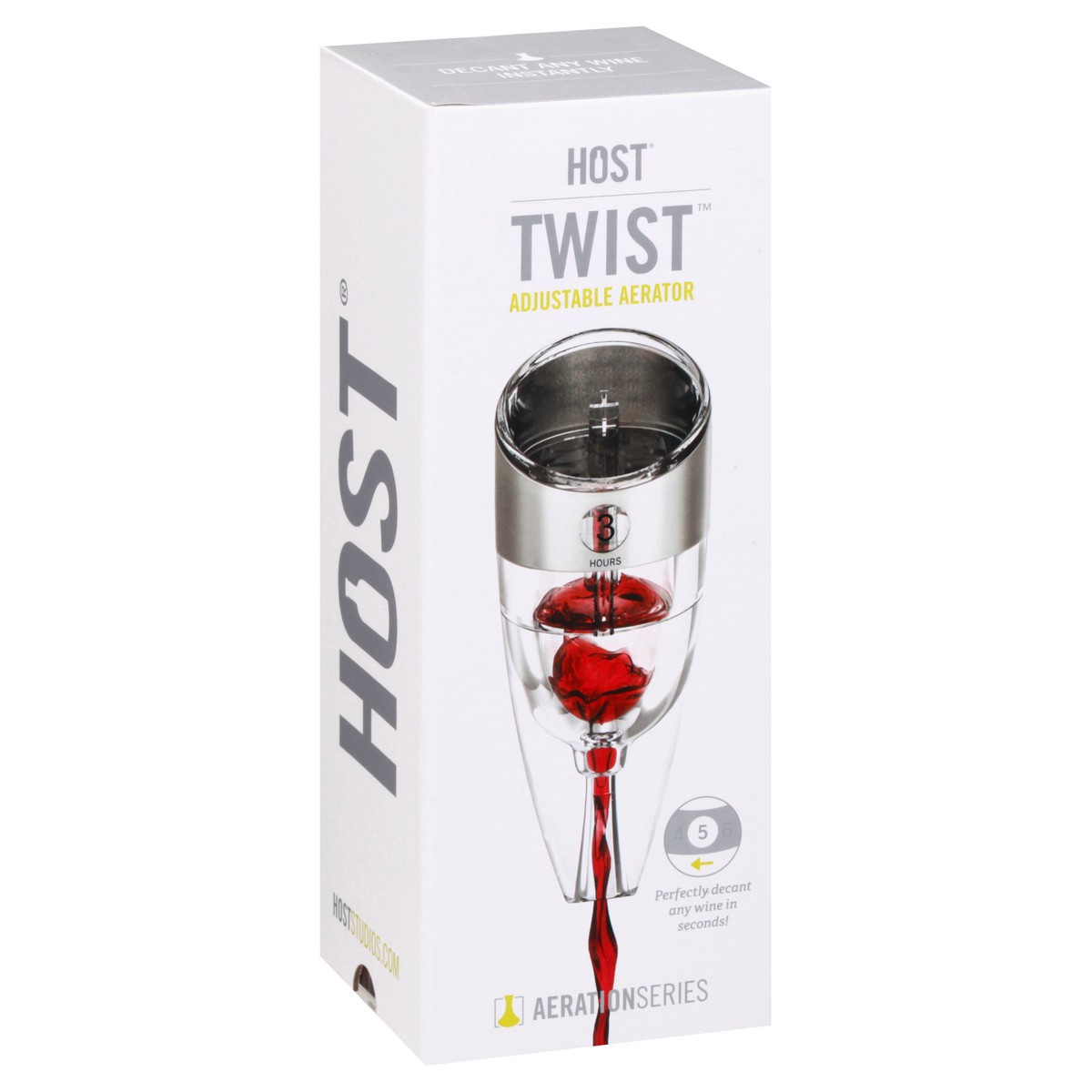 slide 7 of 8, HOST Twist Adjustable Aerator 1 ea, 1 ct