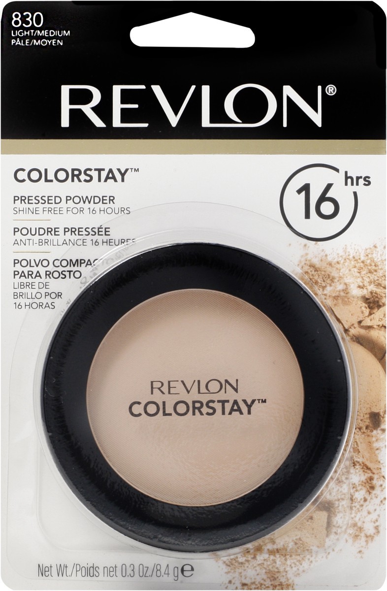 slide 1 of 9, Revlon Light/Medium 830 Pressed Powder 0.3 oz, 0.3 oz