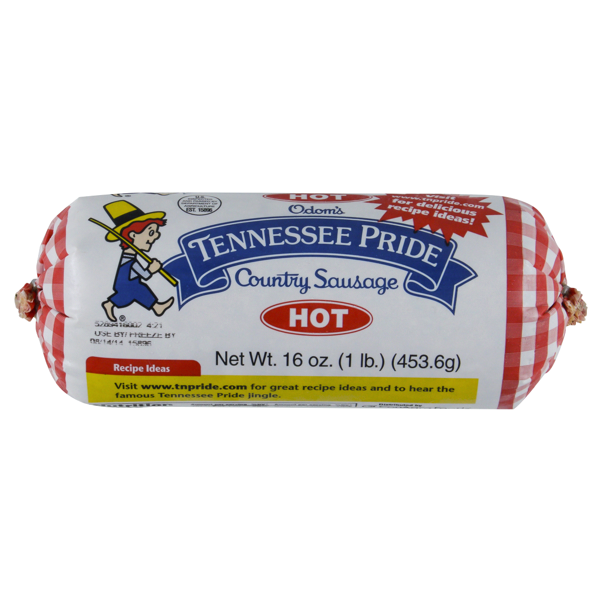 slide 1 of 4, Tennessee Pride Hot Country Sausage Roll, 1 ct