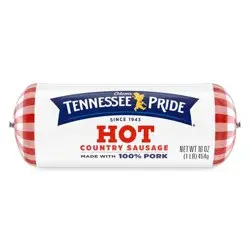 Odom's Tennessee Pride Hot Country Sausage 16 oz