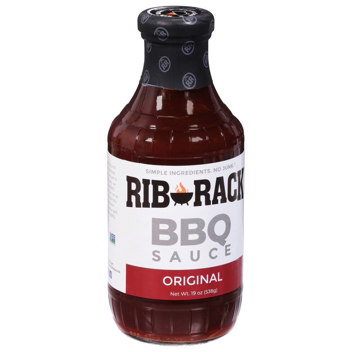 slide 8 of 9, Rib Rack Original BBQ Sauce 19 oz, 19 oz