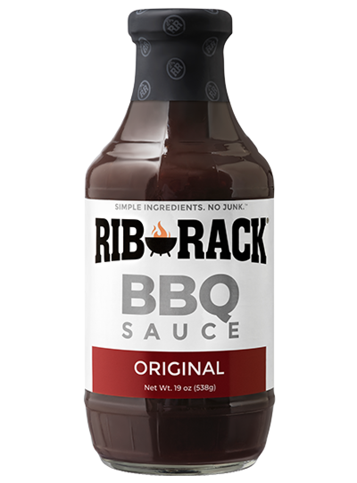 slide 1 of 9, Rib Rack Original BBQ Sauce 19 oz, 19 oz