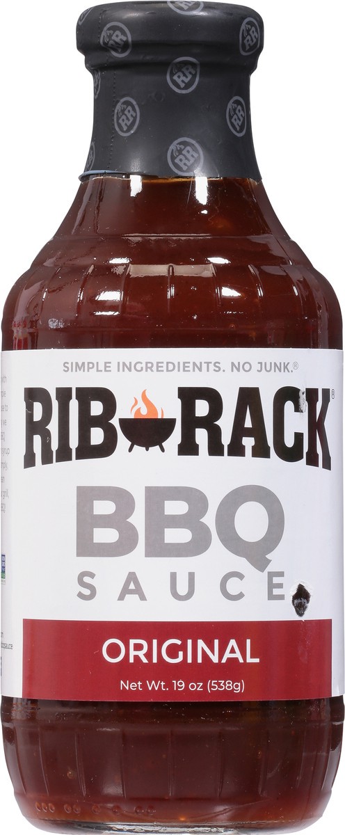 slide 5 of 9, Rib Rack Original BBQ Sauce 19 oz, 19 oz