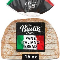 The Rustik Oven Pane Italiano Bread, 16 oz, Italian Italian Bread, Bag