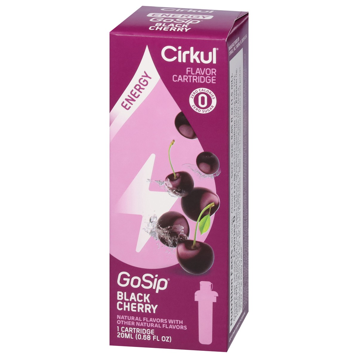 slide 7 of 9, Cirkul GoSip Caffeine Black Cherry Cartridge 1 Each, 1 ct