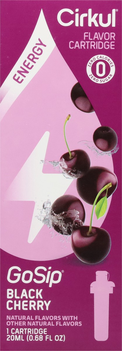 slide 3 of 9, Cirkul GoSip Caffeine Black Cherry Cartridge 1 Each, 1 ct