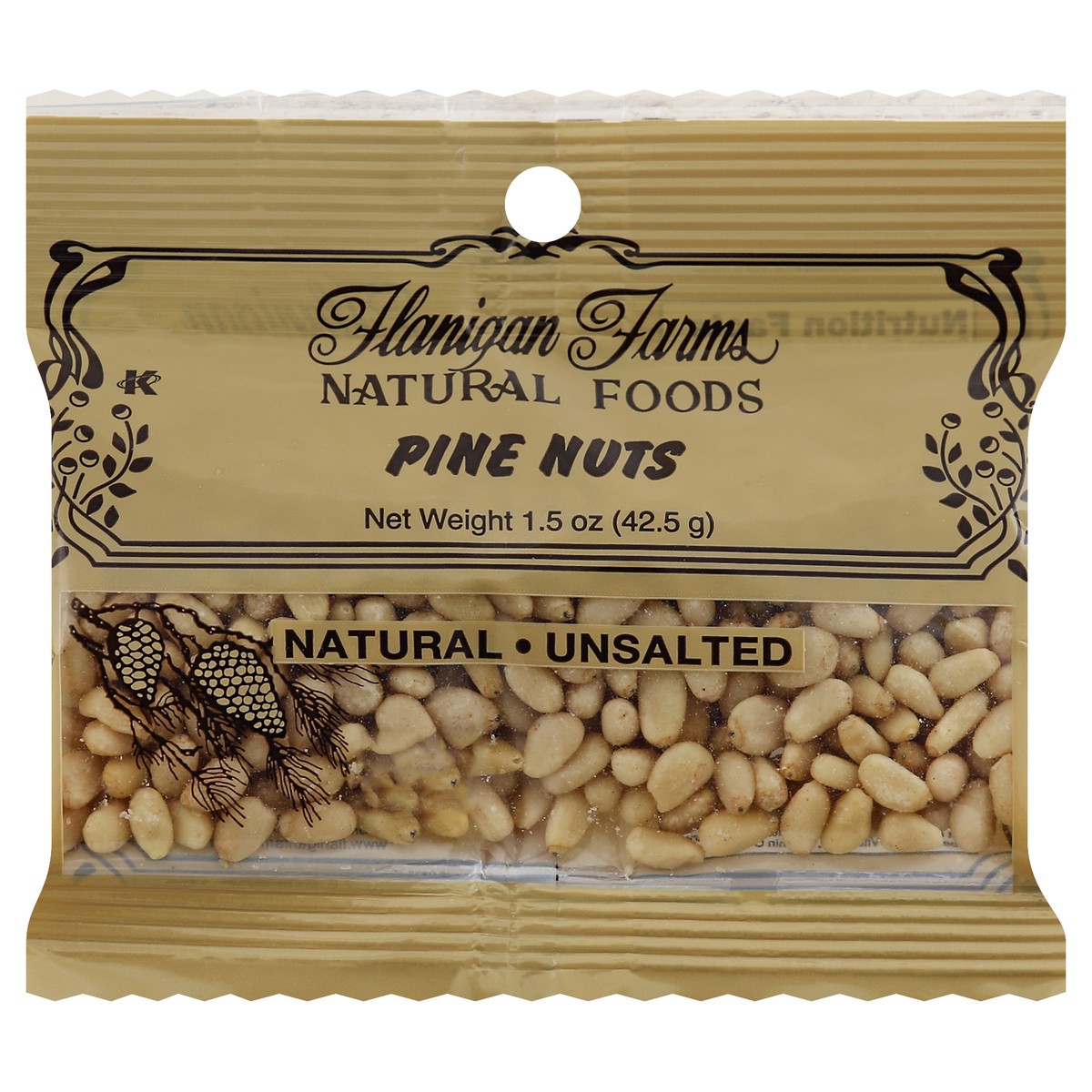 slide 6 of 7, Flanigan Farms Pine Nuts Natural Unsalted, 1.5 oz