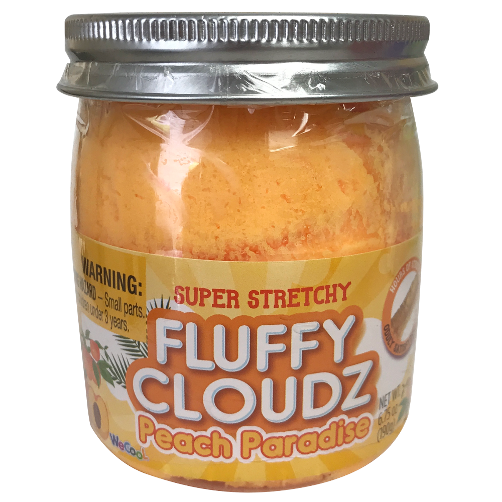 slide 1 of 1, Compound Kings Peach Paradise Fluffy Cloudz Slime, 6.75 oz