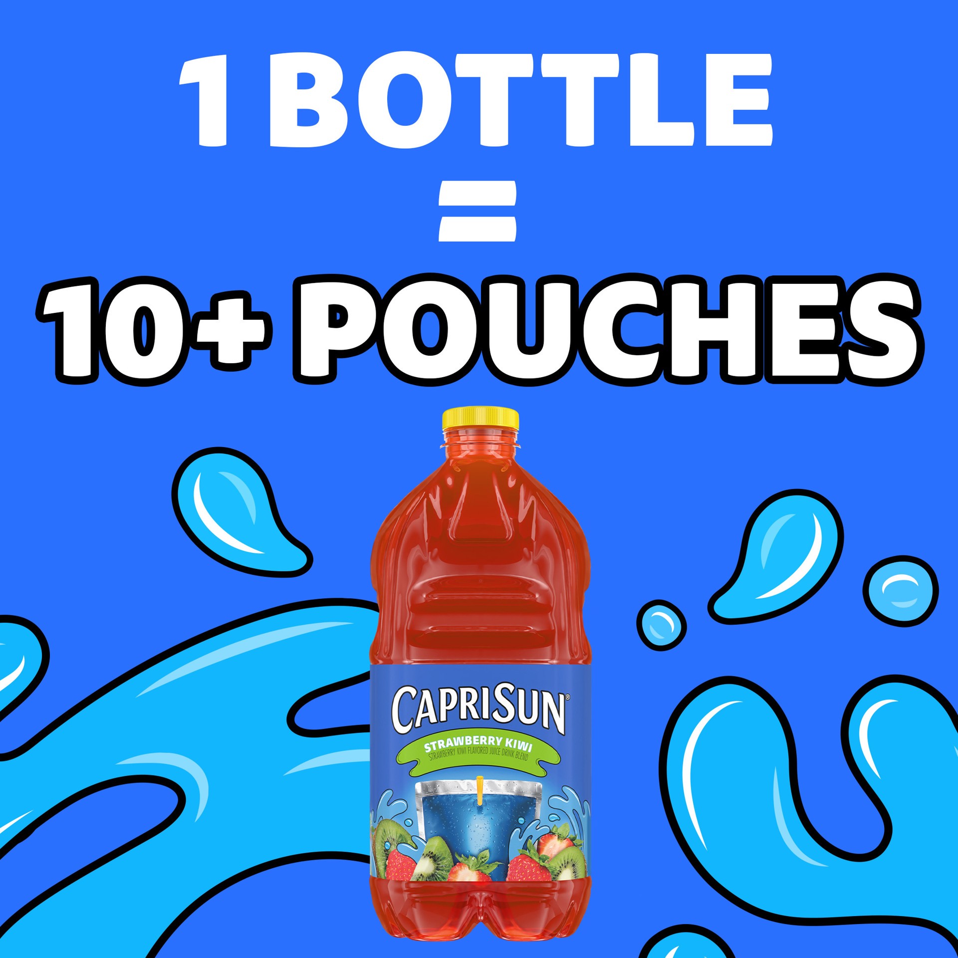 slide 4 of 5, Capri Sun Jce Strawberry Kiwi, 64 fl oz