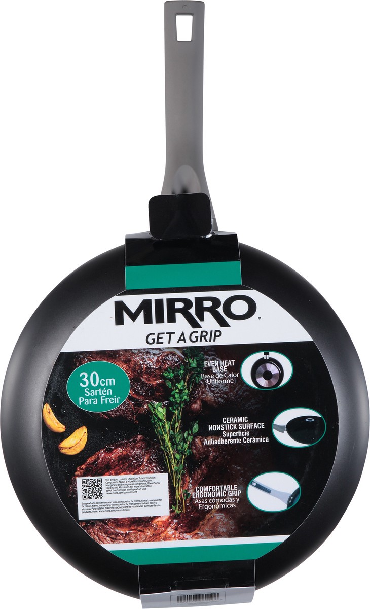 slide 7 of 10, Mirro Non Stick Get Grip Fry Pan 12In, 1 ct