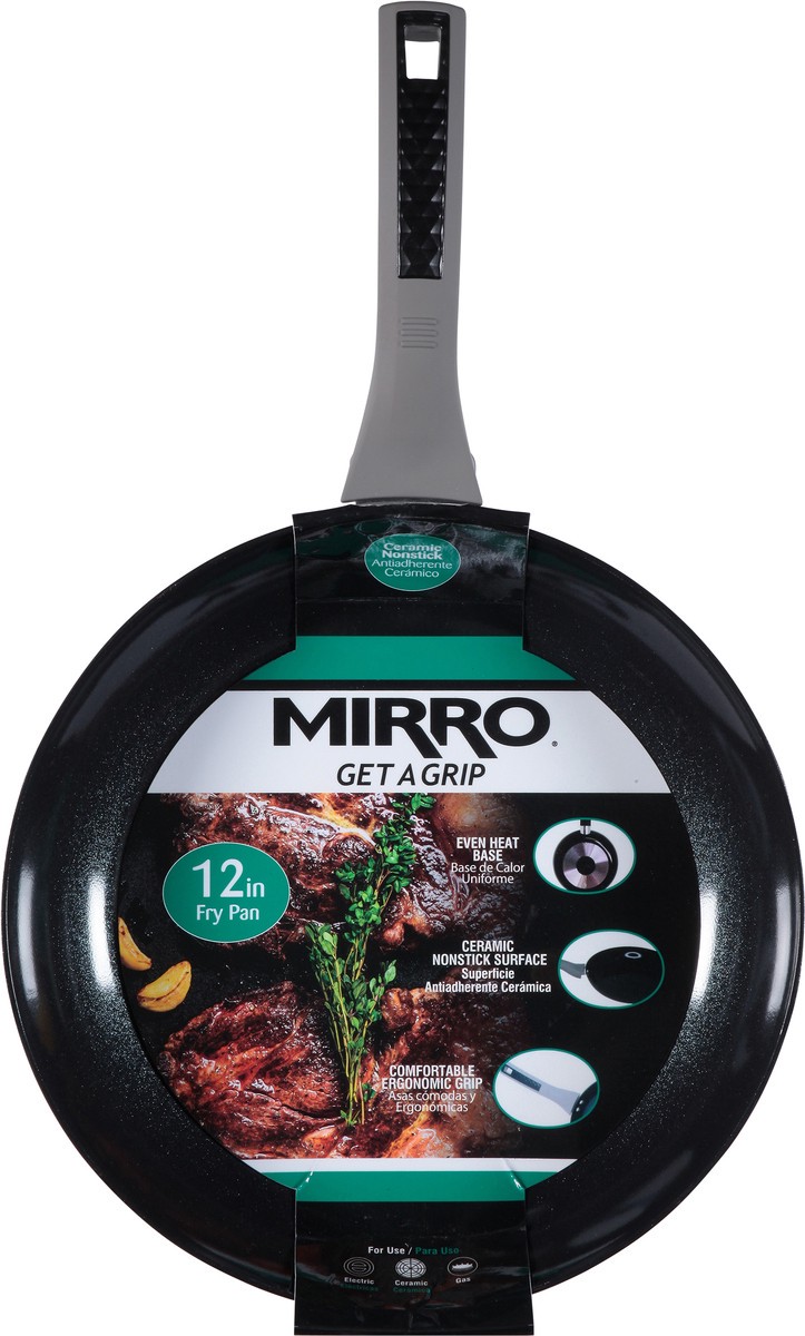 slide 5 of 10, Mirro Non Stick Get Grip Fry Pan 12In, 1 ct