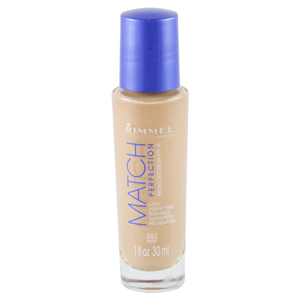 slide 1 of 1, Rimmel London Match Perfection Foundation Nude, 1 ct