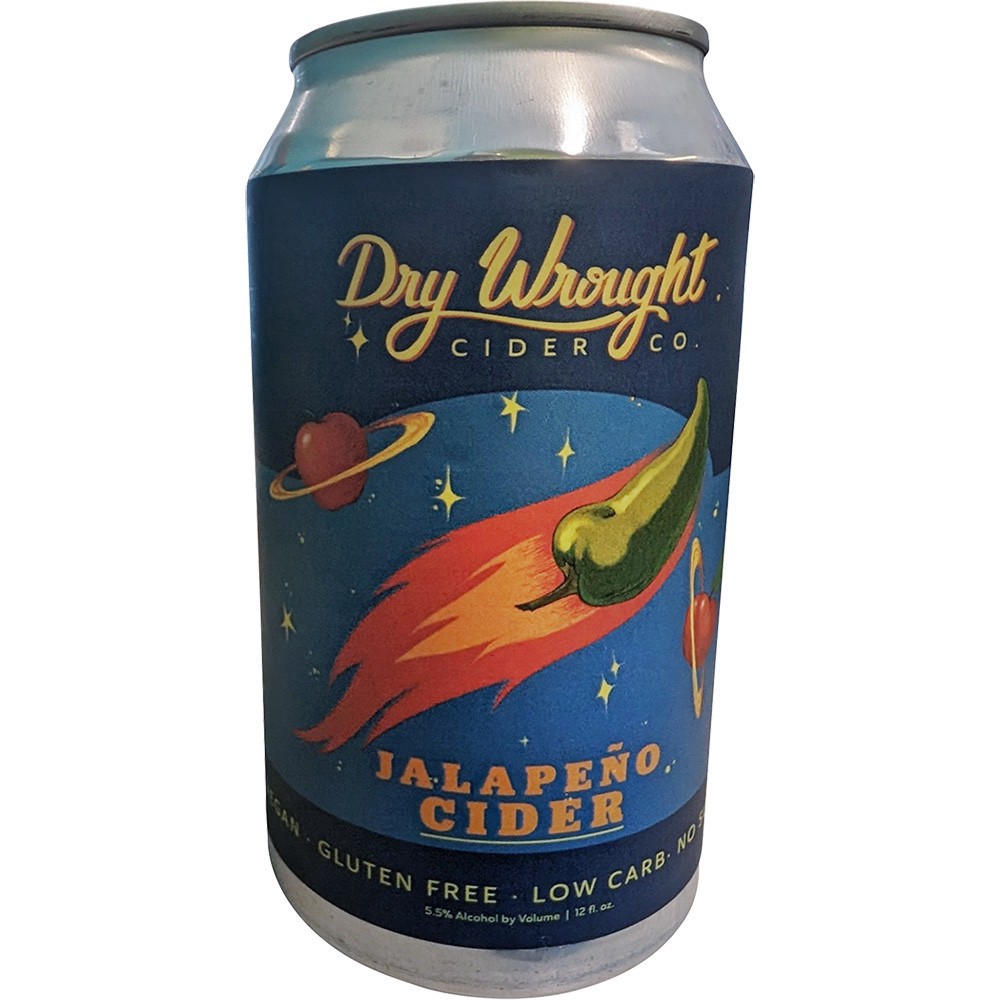slide 1 of 1, Dry Wrought Cider Dry Wrought Jalapeno Cider, 6 ct; 12 oz