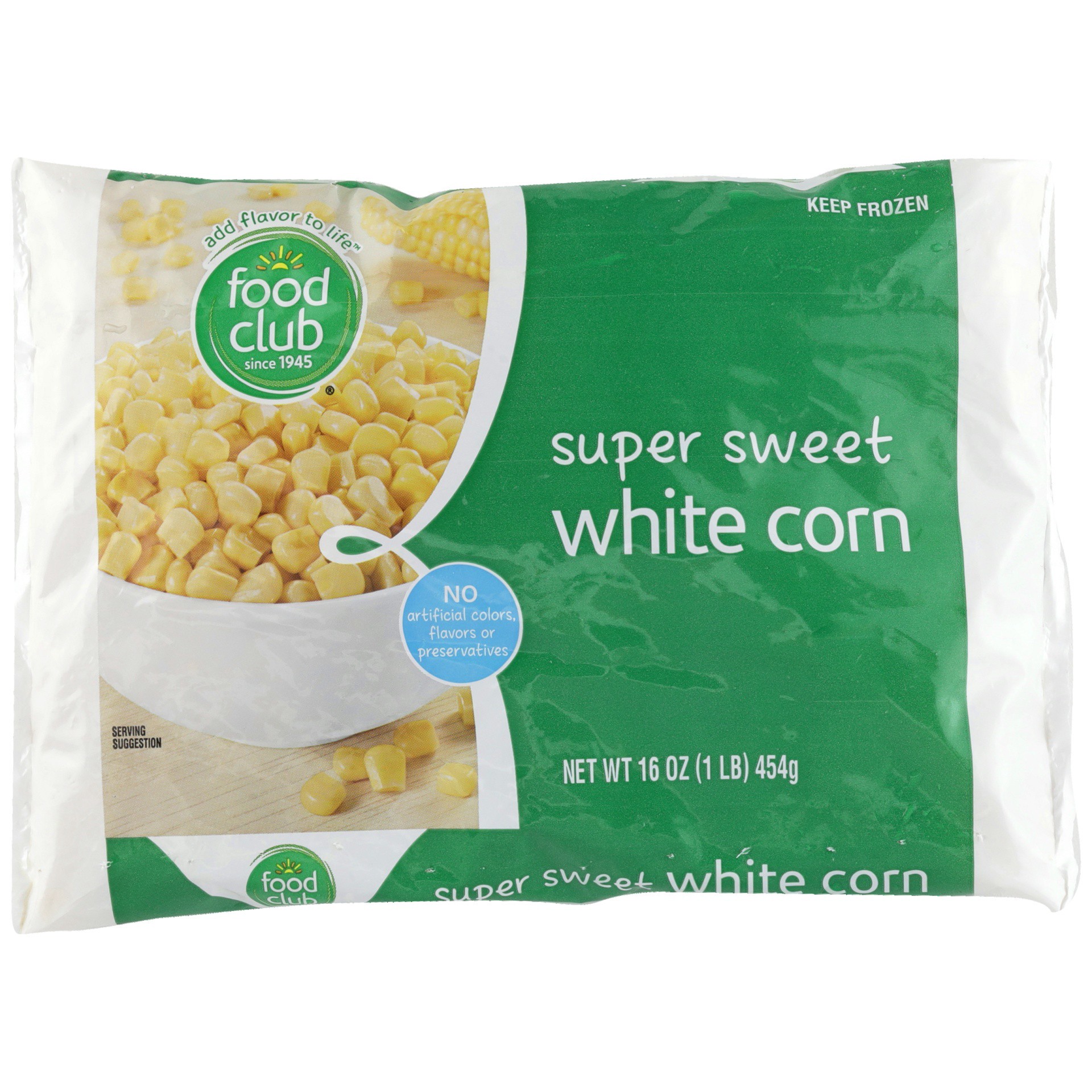 slide 1 of 6, Food Club Super Sweet White Corn, 10 oz