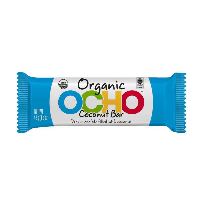 slide 1 of 3, OCHO Candy Organic Dark Chocolate Coconut Bar - 1.5oz, 1.5 oz