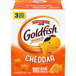 Goldfish Cheddar Crackers, 40 oz Box