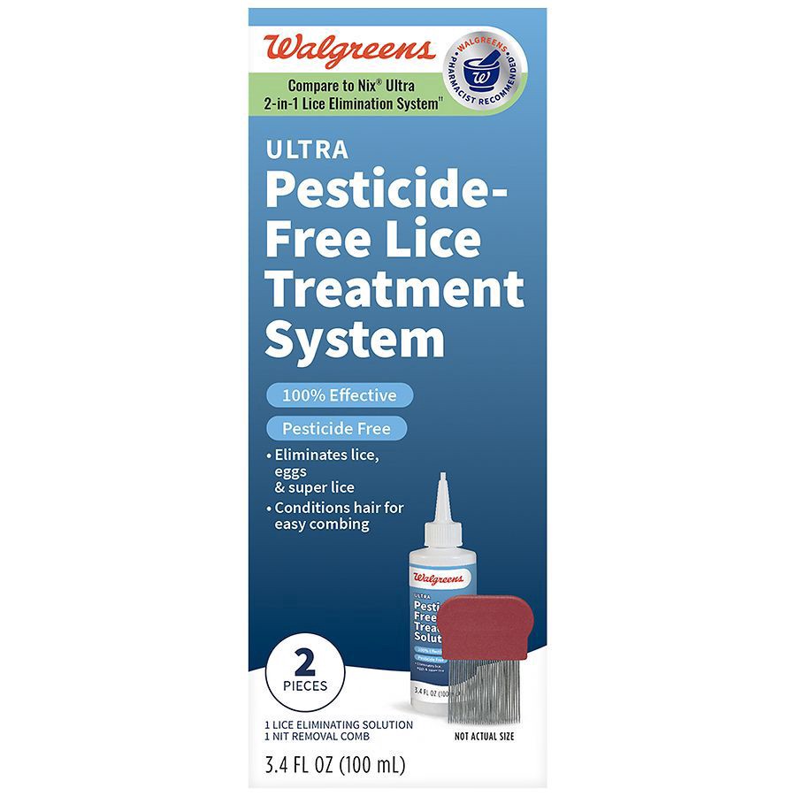 slide 5 of 5, Walgreens Ultra Pesticide Free Lice Elimination System, 3.4 fl oz