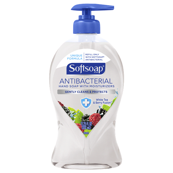 slide 1 of 1, Softsoap White Tea & Berry Fusion Antibacterial Hand Soap, 11.25 oz