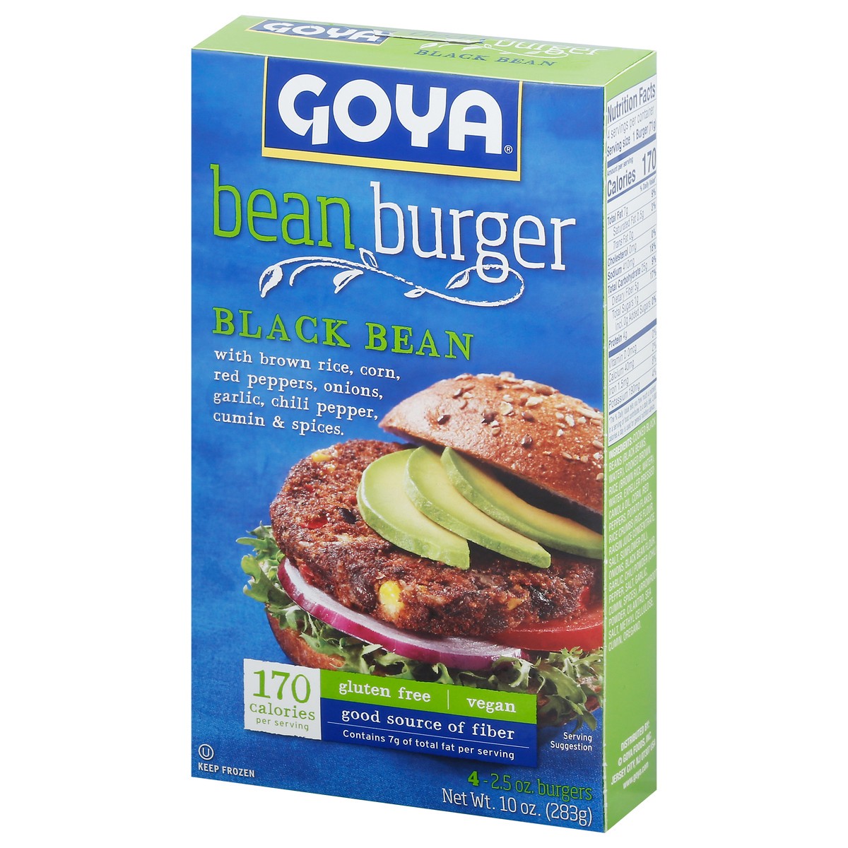 slide 12 of 15, Goya Black Bean Burgers - 10 Oz, 10 oz