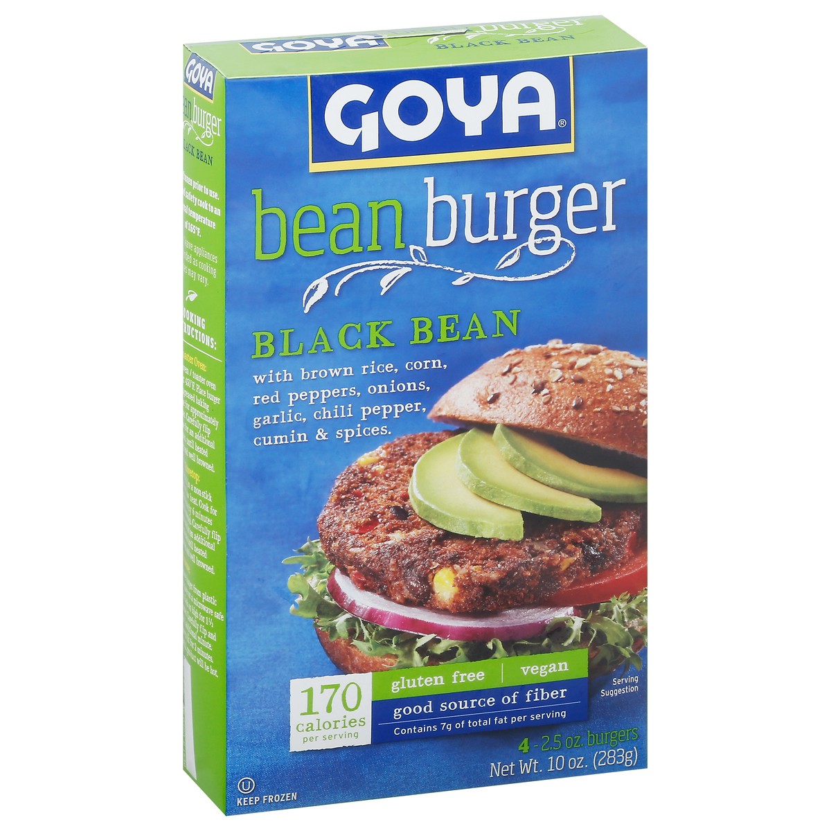 slide 10 of 15, Goya Black Bean Burgers - 10 Oz, 10 oz