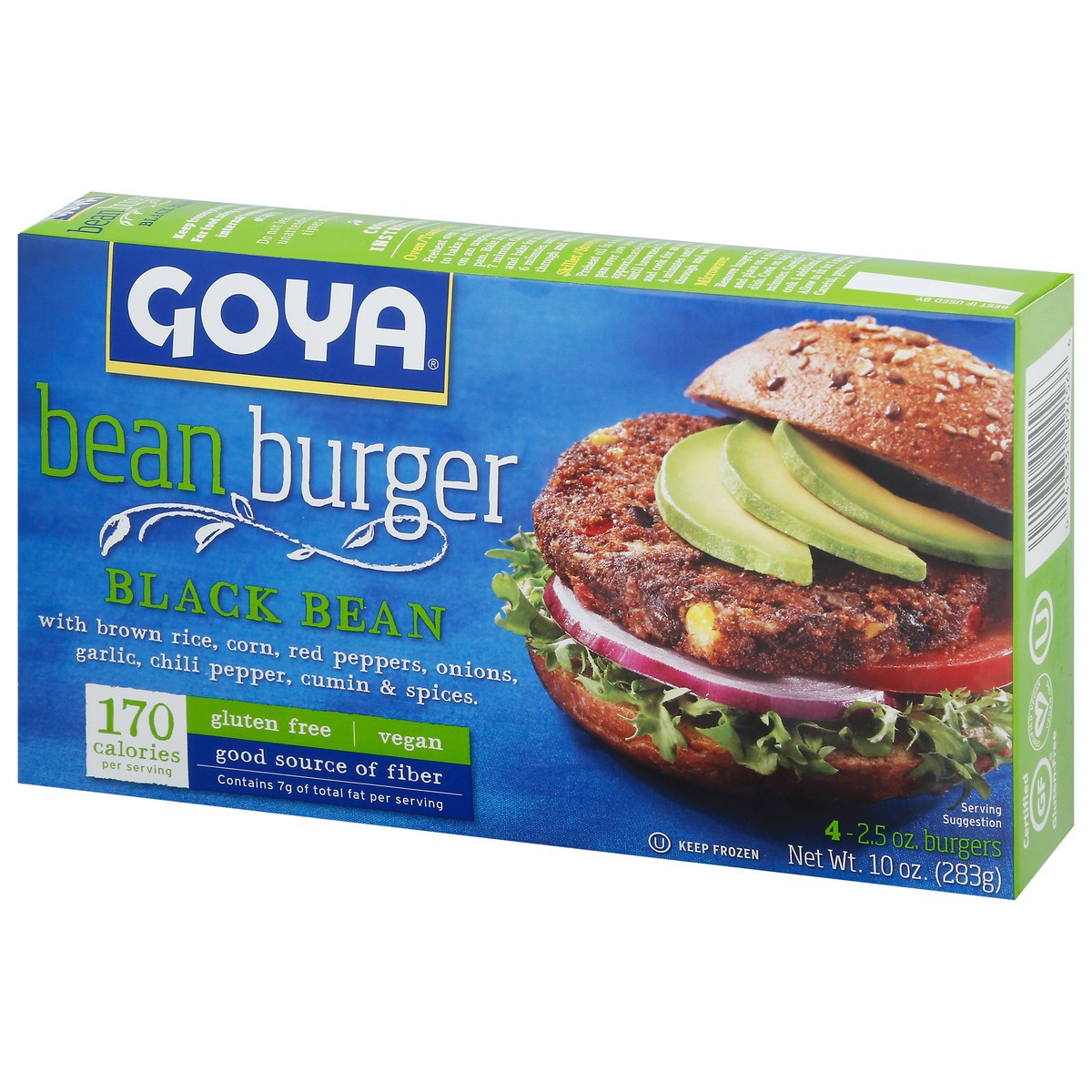 slide 3 of 15, Goya Black Bean Burgers - 10 Oz, 10 oz