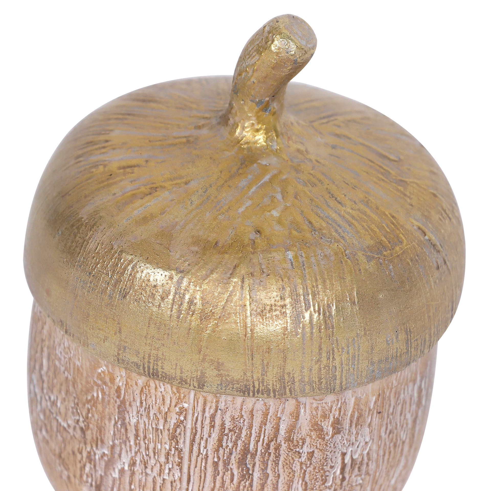 slide 4 of 5, 3.75" Gold Acorn Tabletop Decor By Ashland, 2.5 in x 2.5 in x 3.75 in
