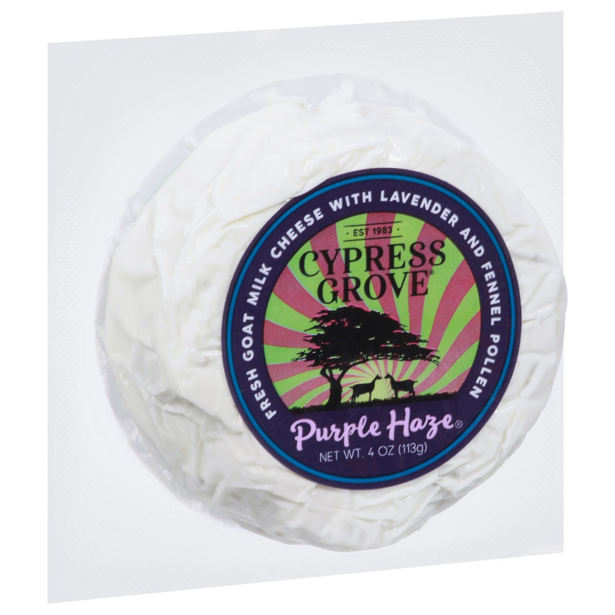 slide 2 of 9, Cypress Grove Goat Milk Purple Haze Cheese 4 oz, 4 oz