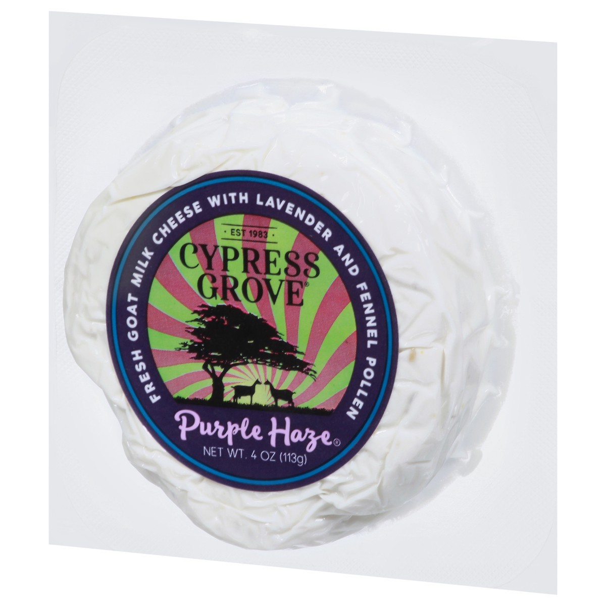 slide 3 of 9, Cypress Grove Goat Milk Purple Haze Cheese 4 oz, 4 oz