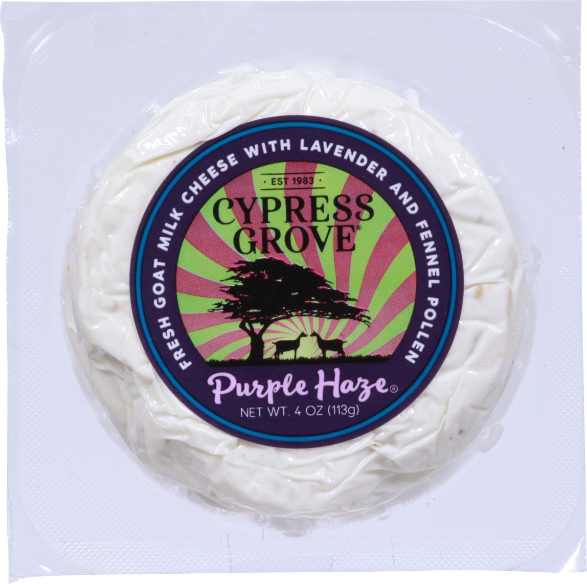 slide 6 of 9, Cypress Grove Goat Milk Purple Haze Cheese 4 oz, 4 oz